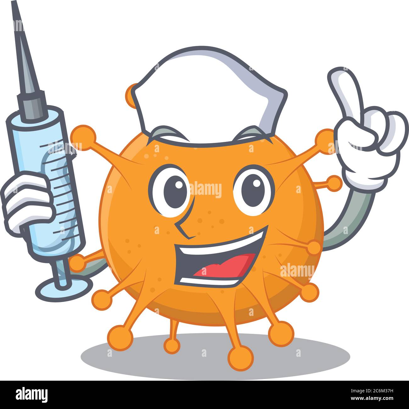 Anaplasma humble nurse mascot design with a syringe Stock Vector Image ...