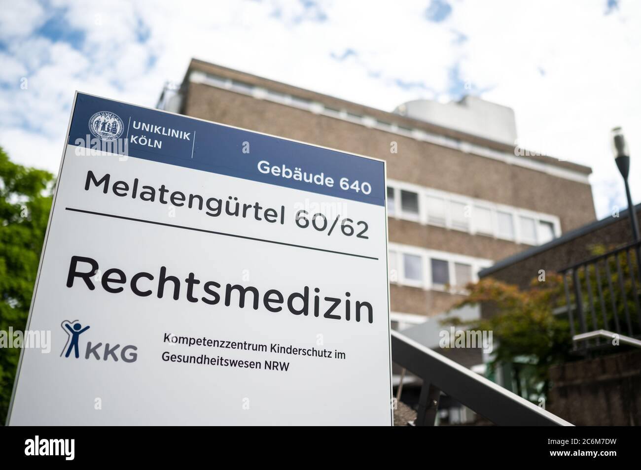 Cologne, Germany. 07th July, 2020. The forensic medicine building of the University Hospital of