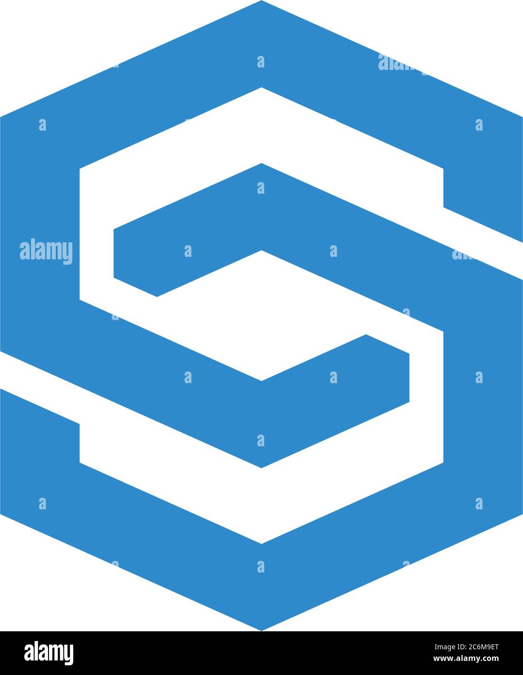 Hexagon S letter Stock Vector Image & Art - Alamy