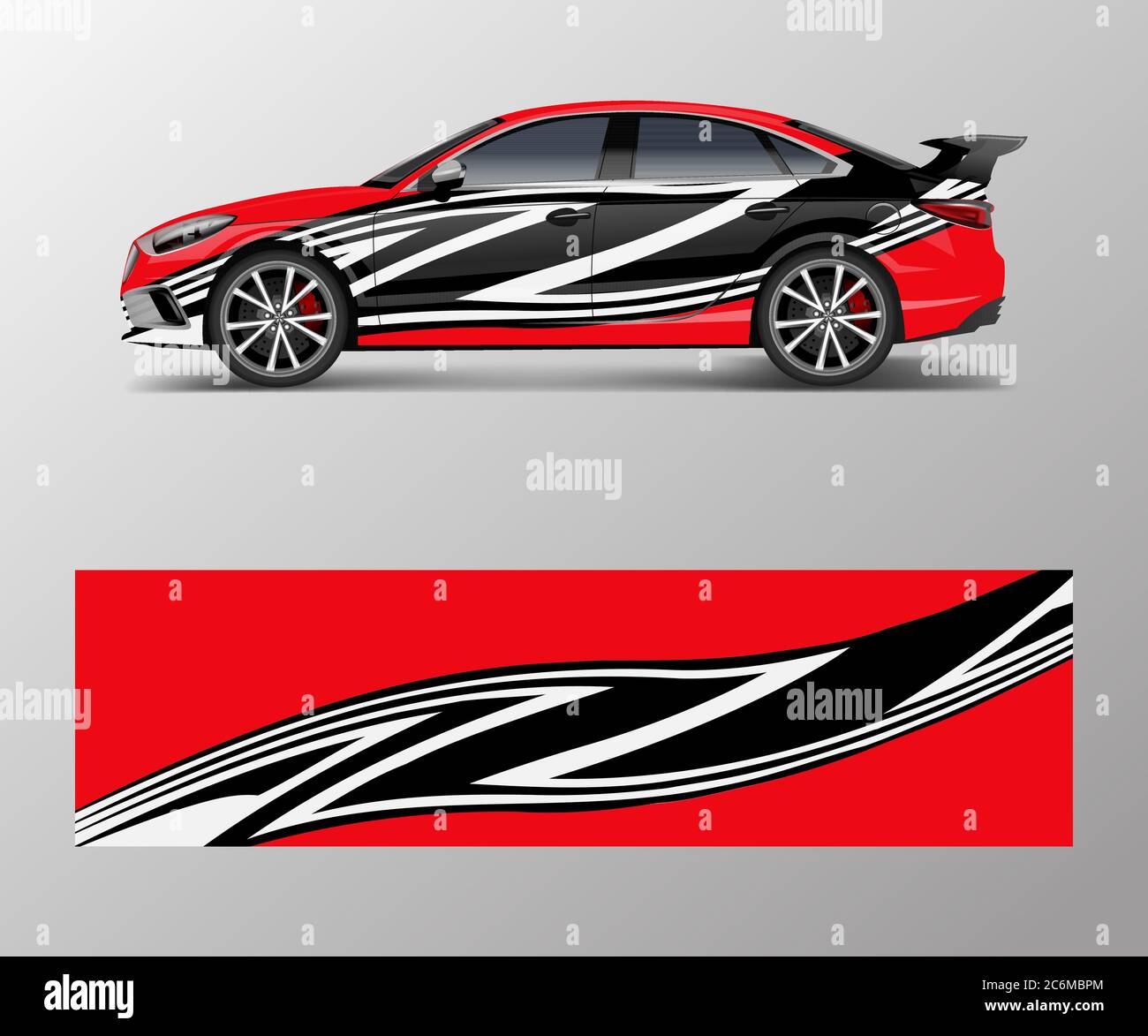 Red racing stripe Stock Vector Images - Alamy