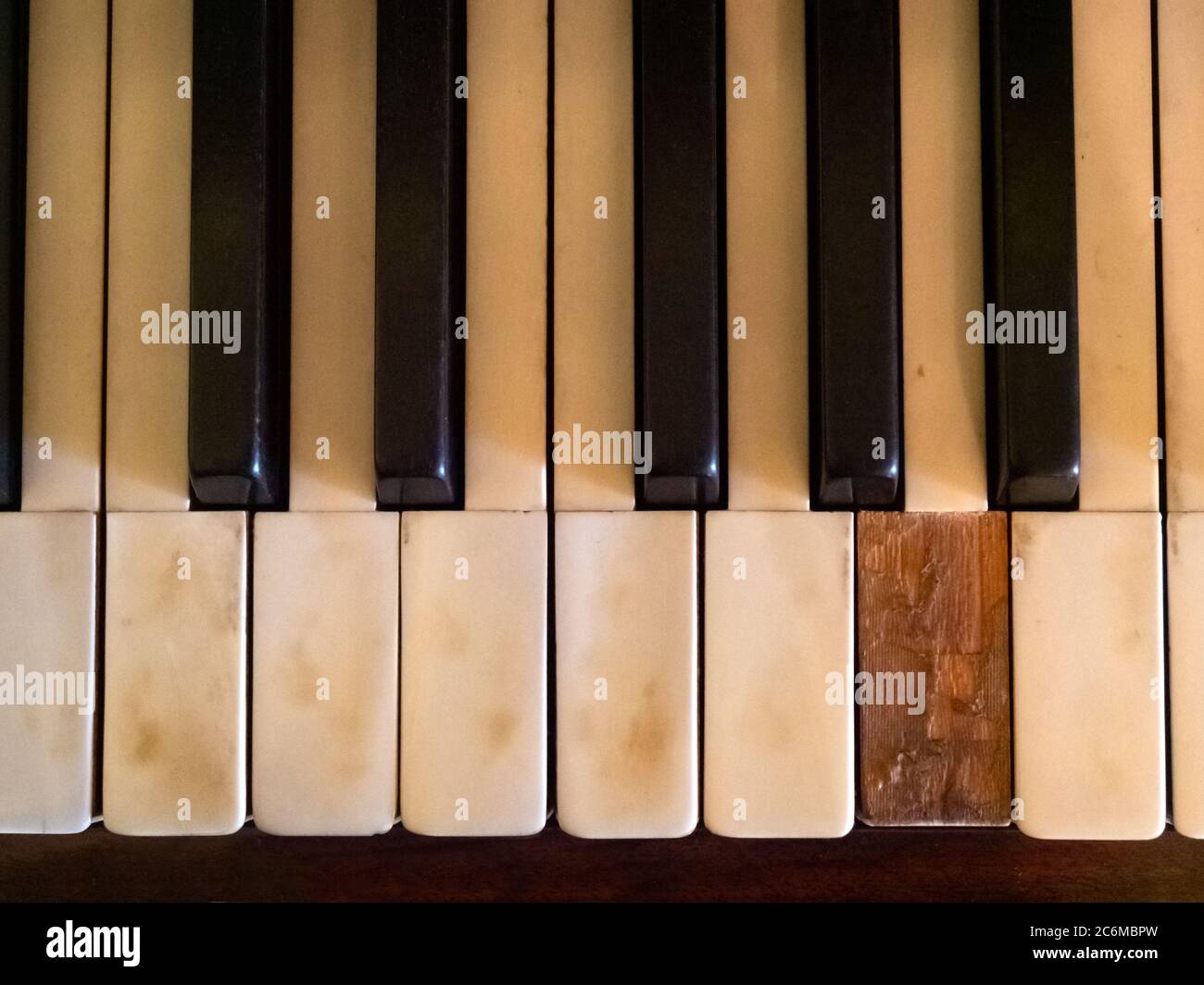 Vintage piano keys Stock Photo - Alamy