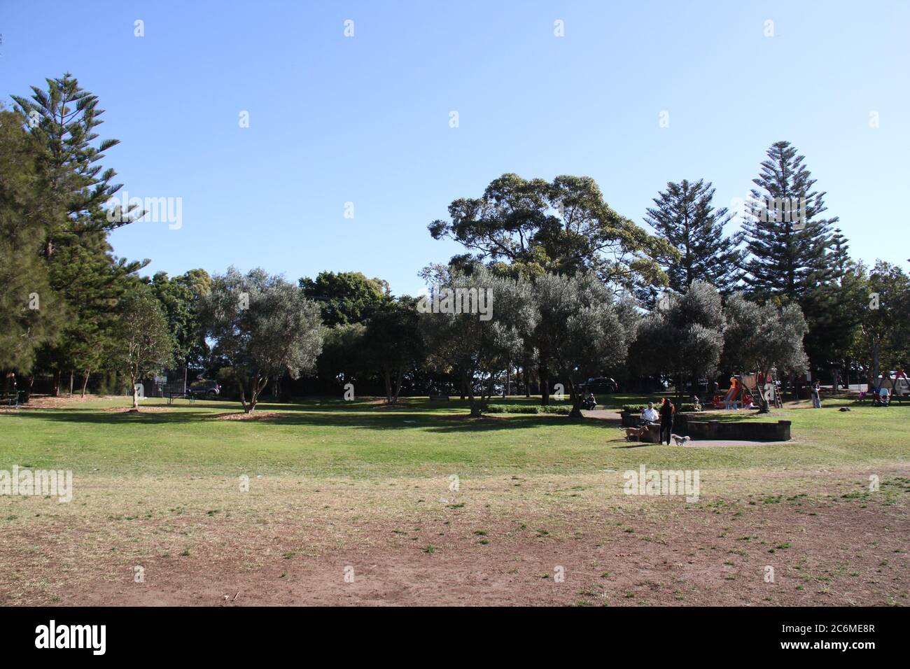 Some people had turned up at Barracluff Park in North Bondi, the original location of the pro-Israel rally only to discover that no one was there and Stock Photo