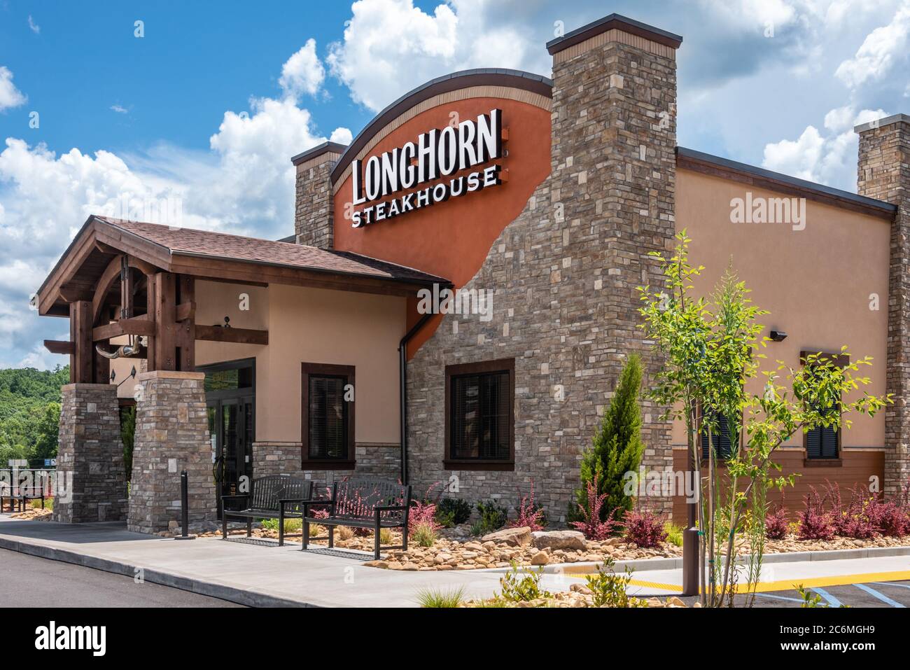 LongHorn Steakhouse in Blairsville, Georgia. (USA) Stock Photo