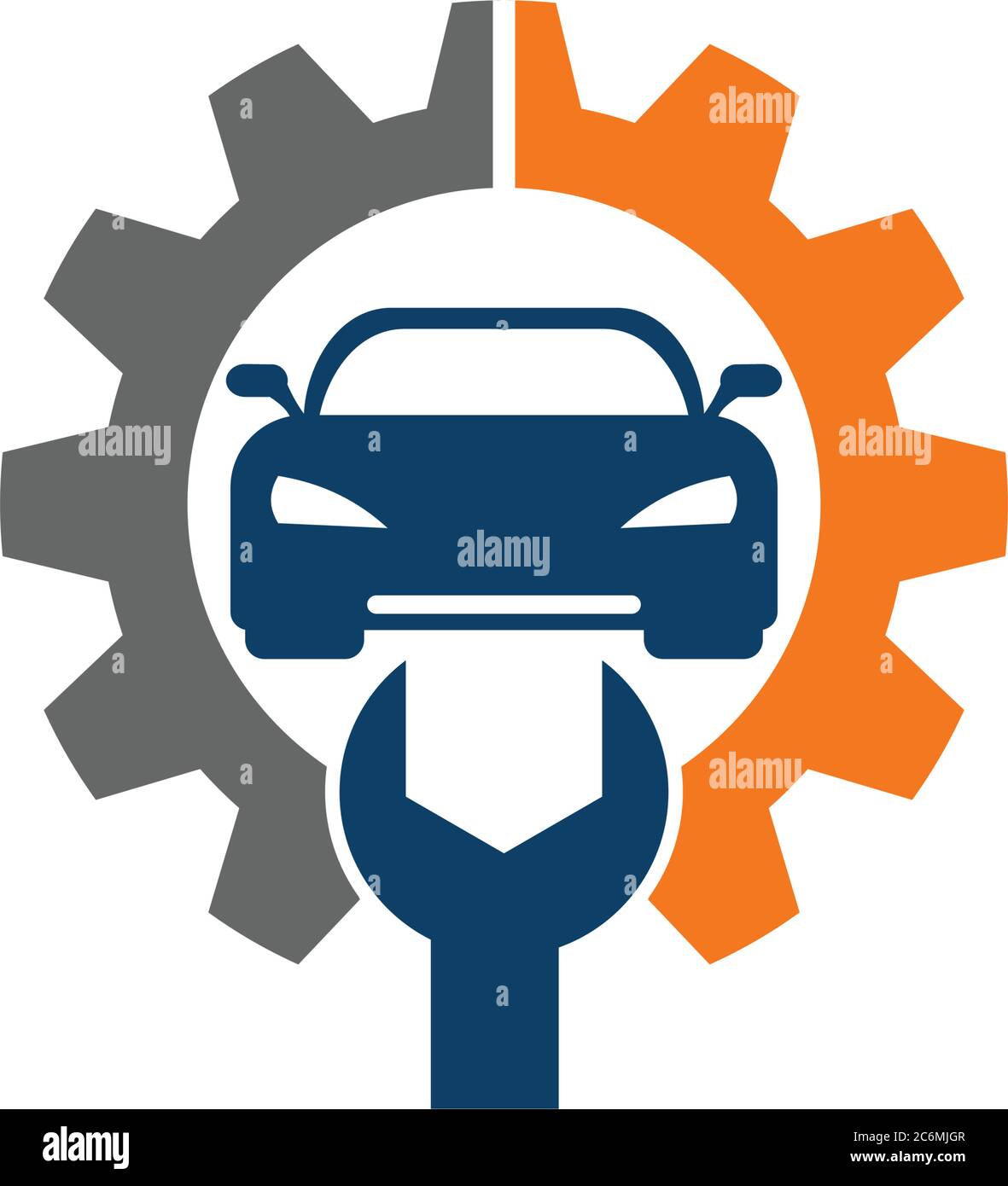 Car repair with gear circle Stock Vector Image & Art - Alamy