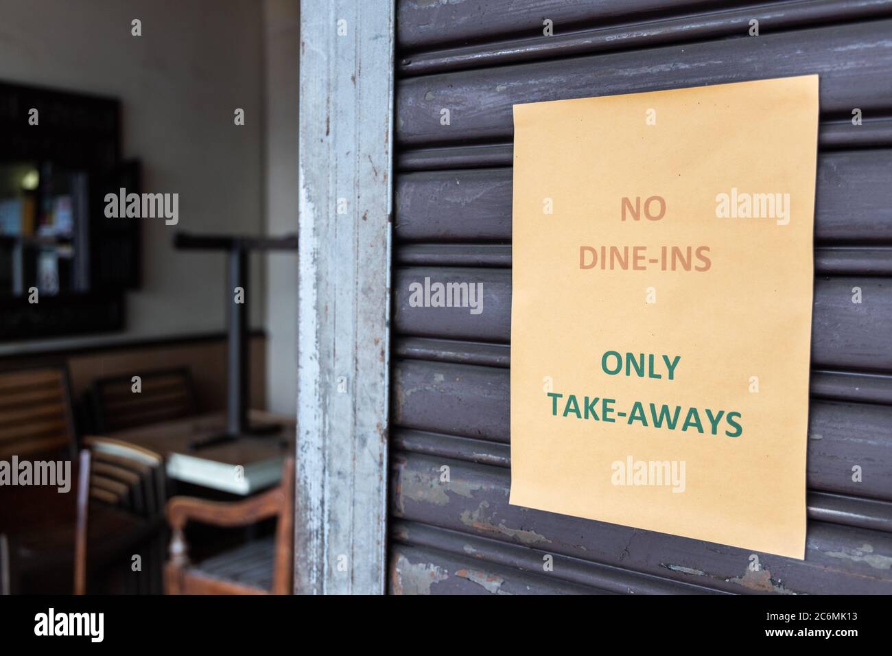 No dine in, only take away food allowed in movement control order