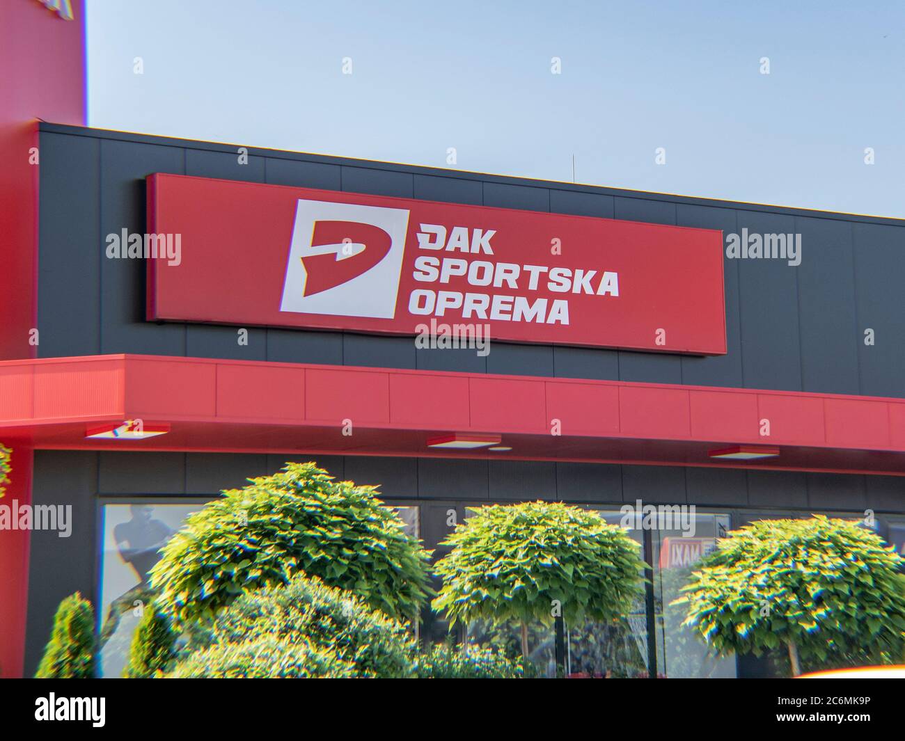 Djak sportska oprema store exterior in Vivo shopping park, Jagodina, Serbia  Stock Photo - Alamy