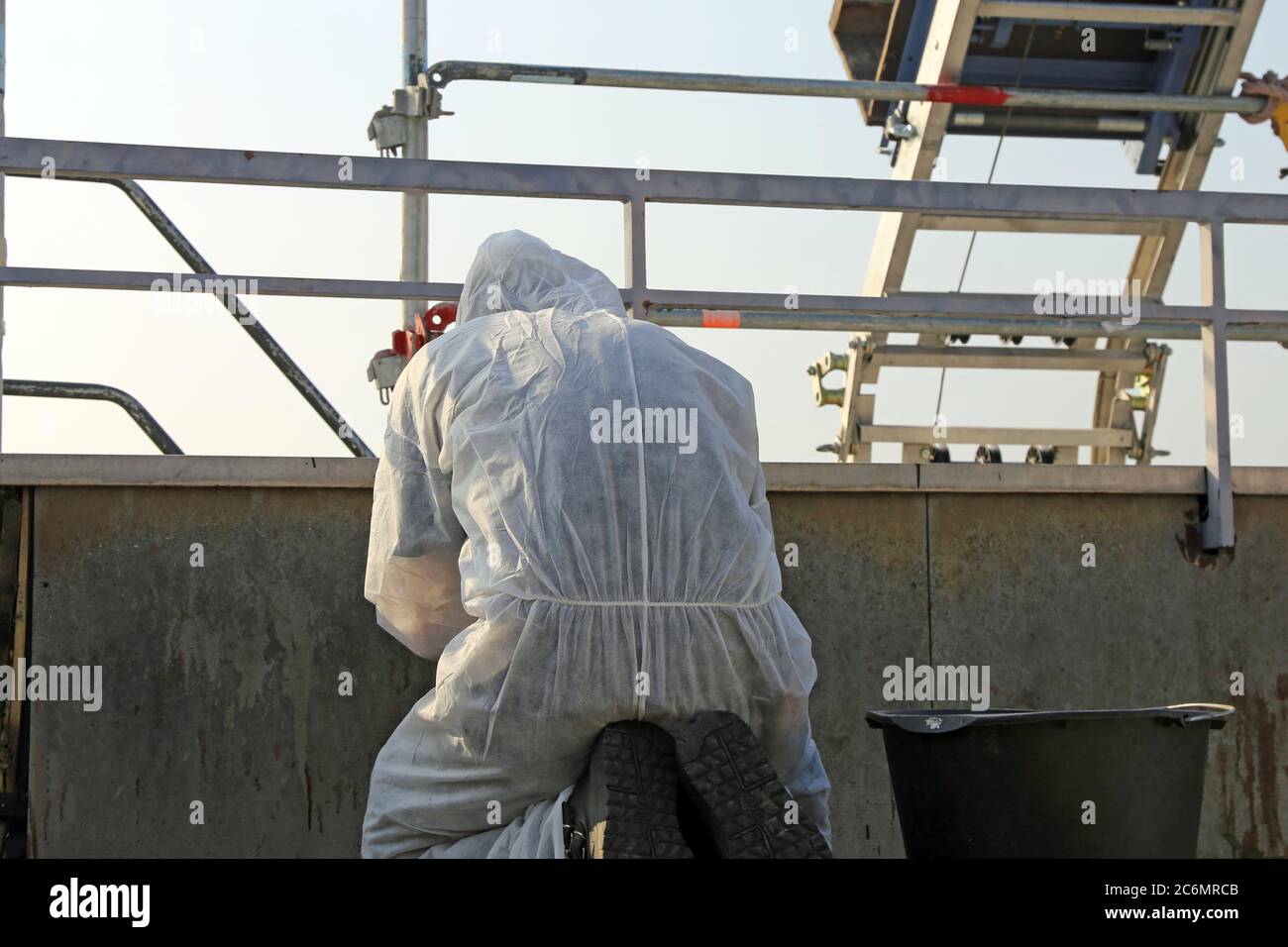 Asbestos worker hires stock photography and images Alamy