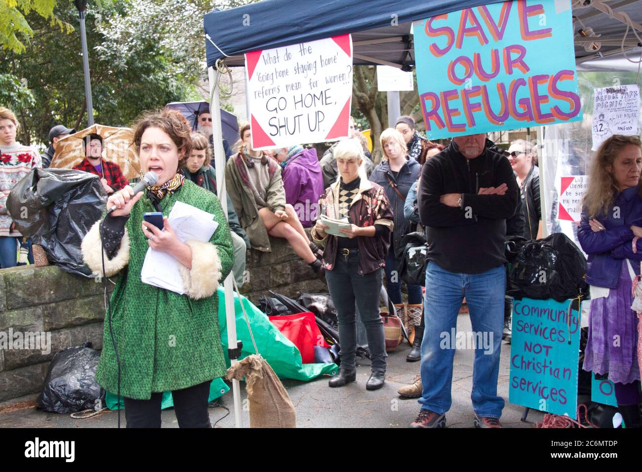Domestic violence protest australia hi-res stock photography and images ...