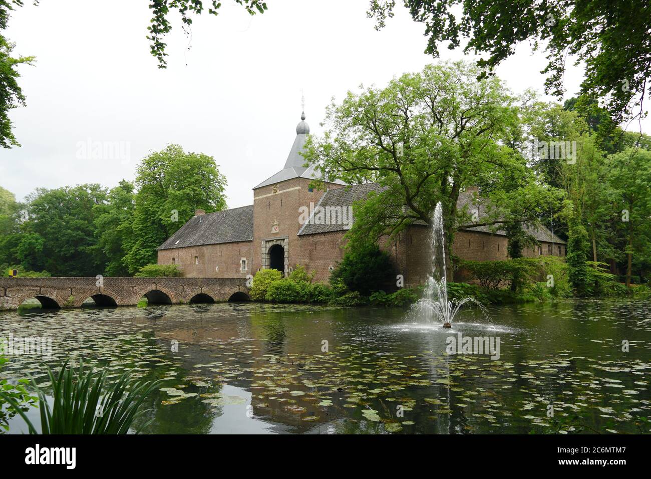 Ancient Castle In The Village Of Arcen Limburg Province In The Netherlands Stock Photo Alamy
