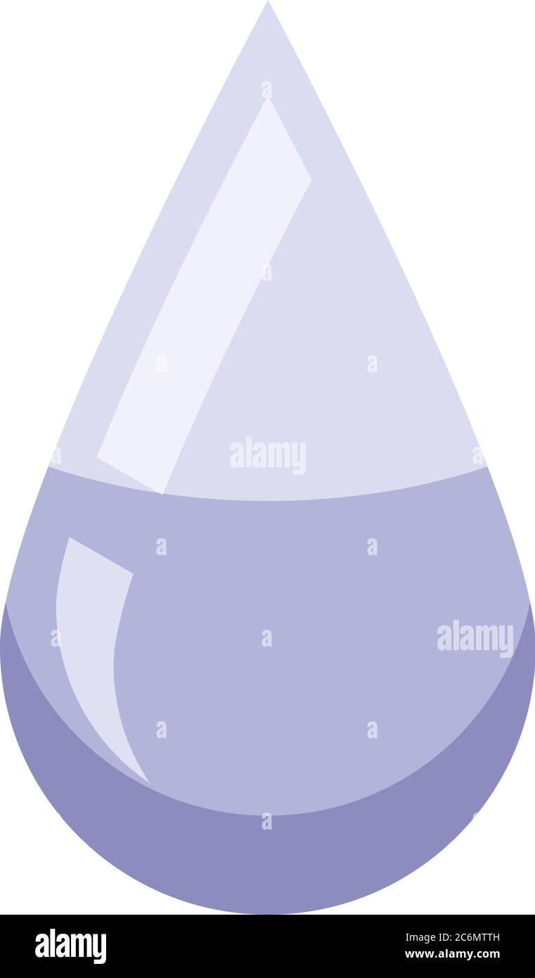 Antiseptic drop icon, isometric style Stock Vector
