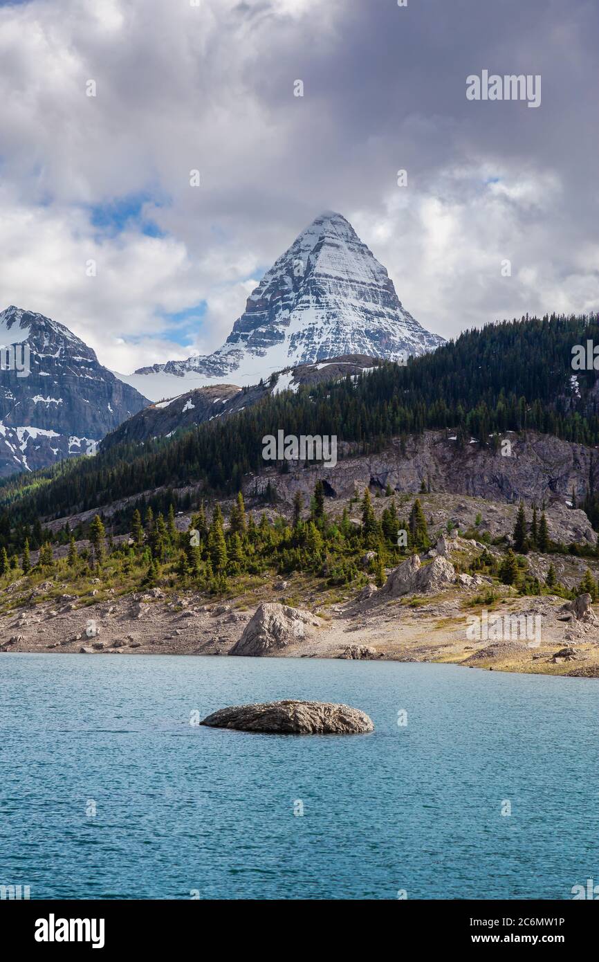 Iconic Mt Assiniboine Provincial Park near Banff Stock Photo Alamy