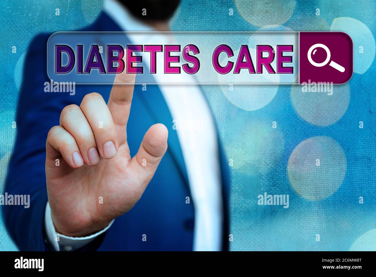 Handwriting text writing Diabetes Care. Conceptual photo prevent or ...