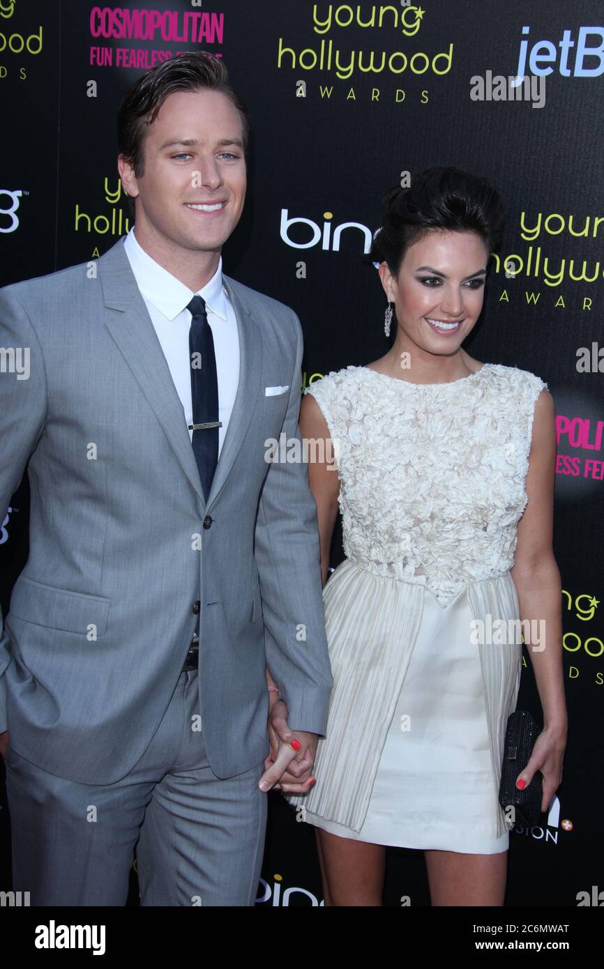 Los Angeles Ca May 20 Armie Hammer Elizabeth Chambers At The 13th Annual Young Hollywood Awards At Club Nokia On May 20 2011 In Los Angeles California People Armie Hammer Elizabeth