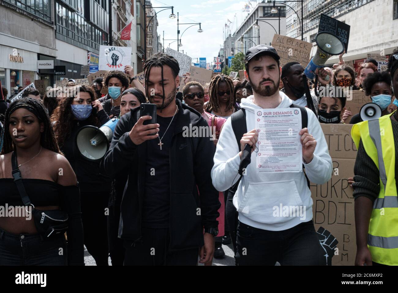All Black Lives Matter March Through London June 29th Stock Photo - Alamy