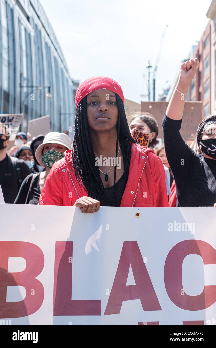 All Black Lives Matter March Through London June 29th Stock Photo - Alamy