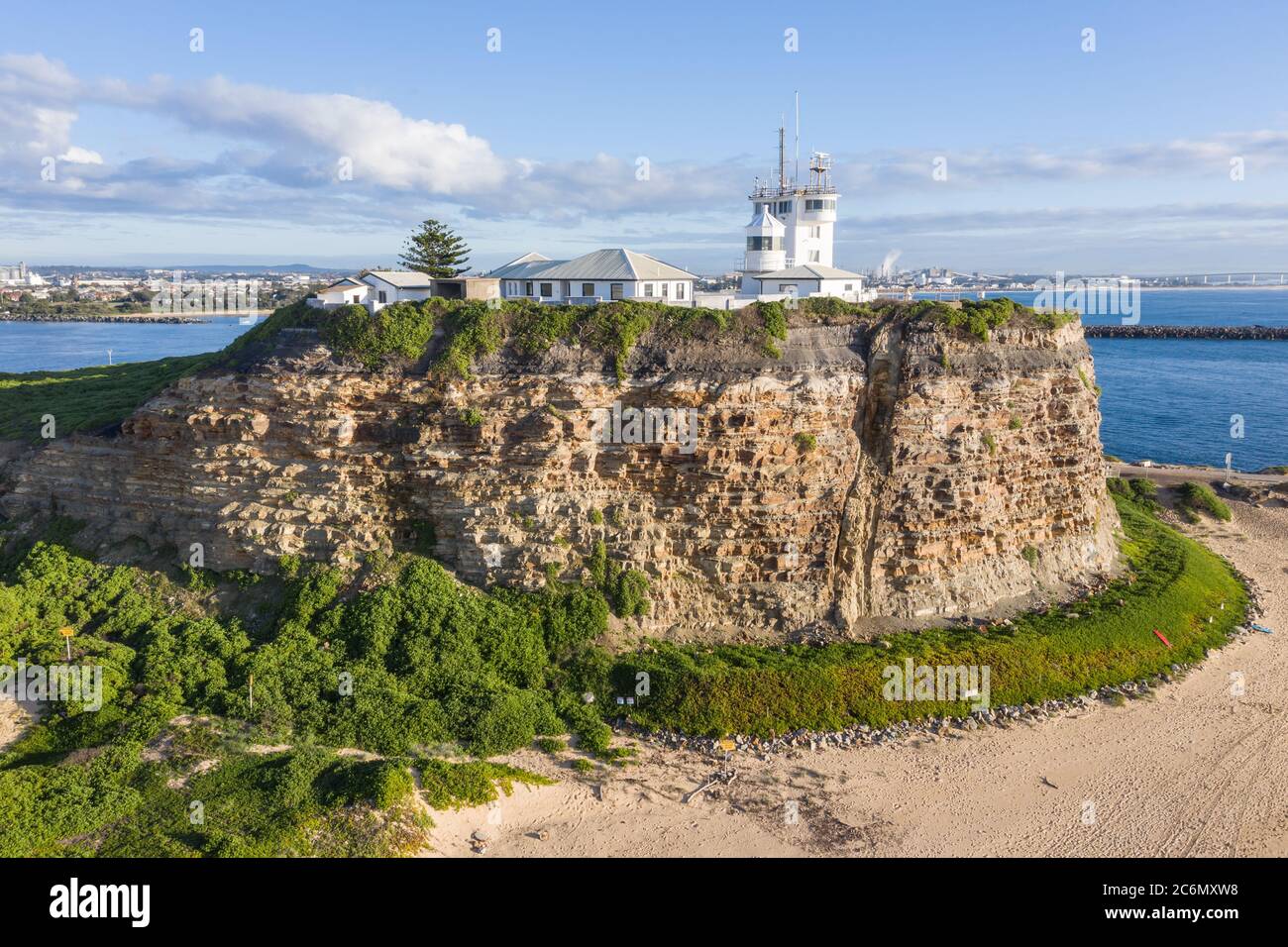 Nobbys Lighthouse Located at the mouth of the Hunter River this