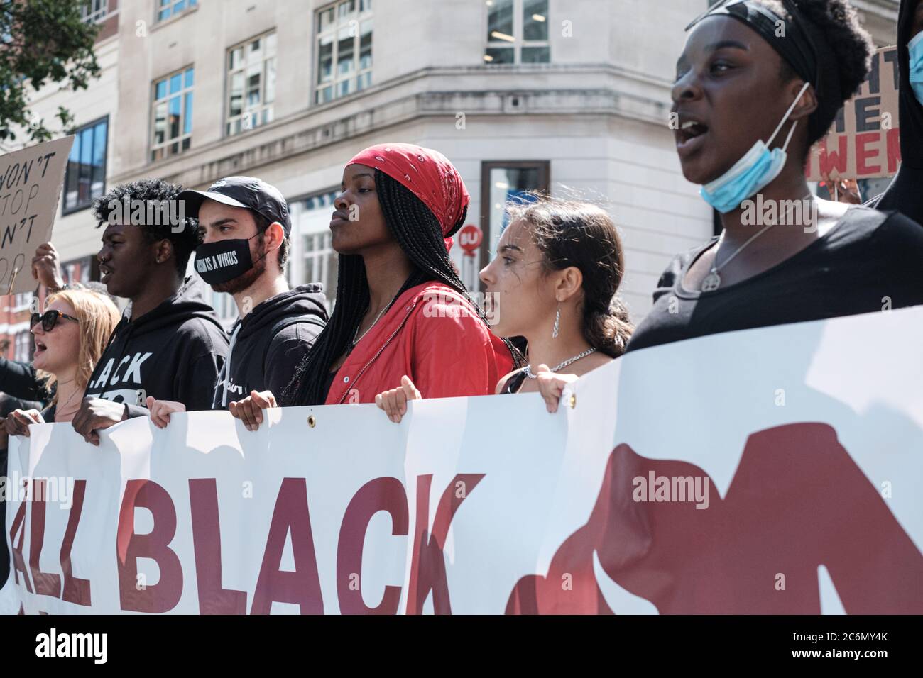 All Black Lives Matter March Through London June 29th Stock Photo - Alamy