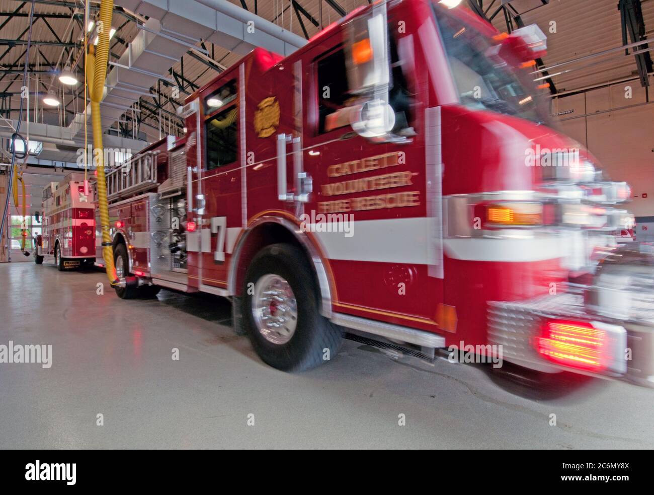 Fire truck rear driver hires stock photography and images Alamy