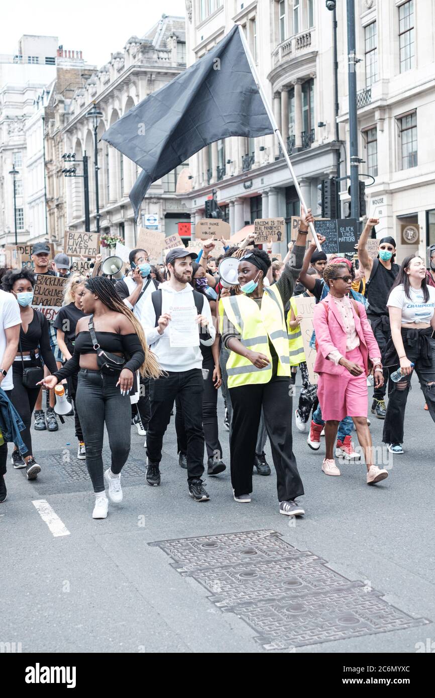 All Black Lives Matter March Through London June 29th Stock Photo - Alamy