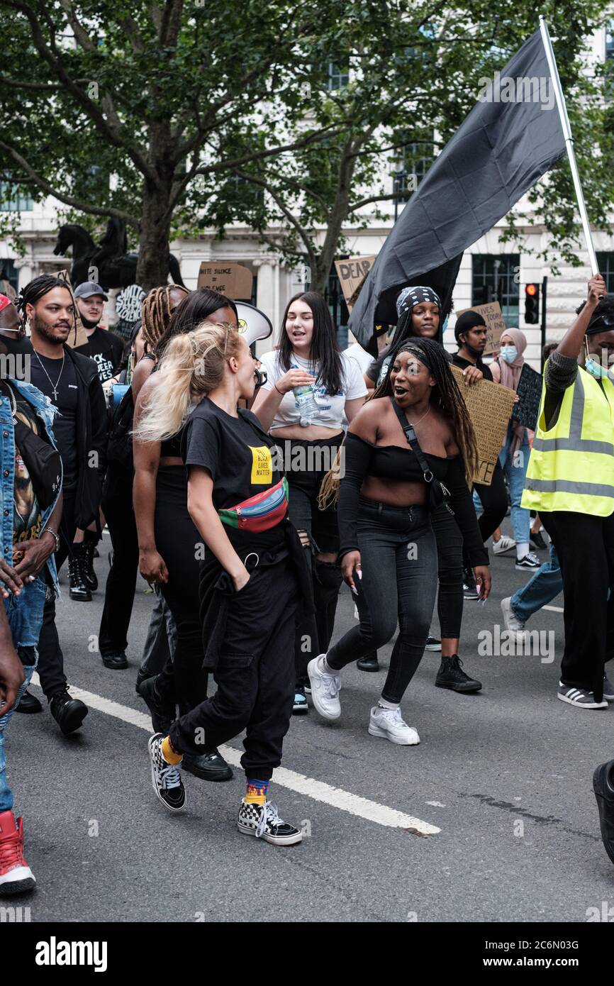 All Black Lives Matter March Through London June 29th Stock Photo - Alamy