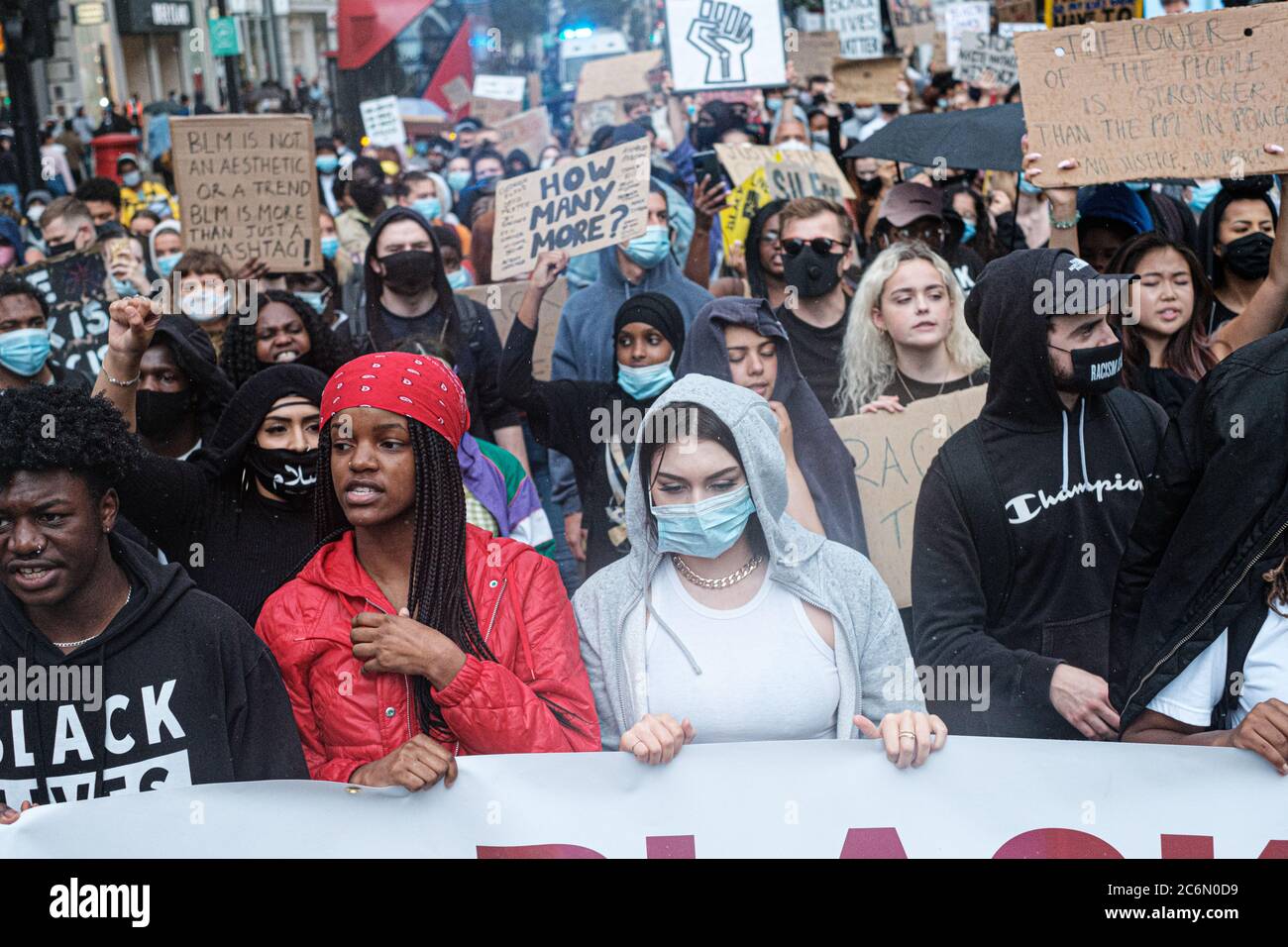 All Black Lives Matter March Through London June 29th Stock Photo - Alamy
