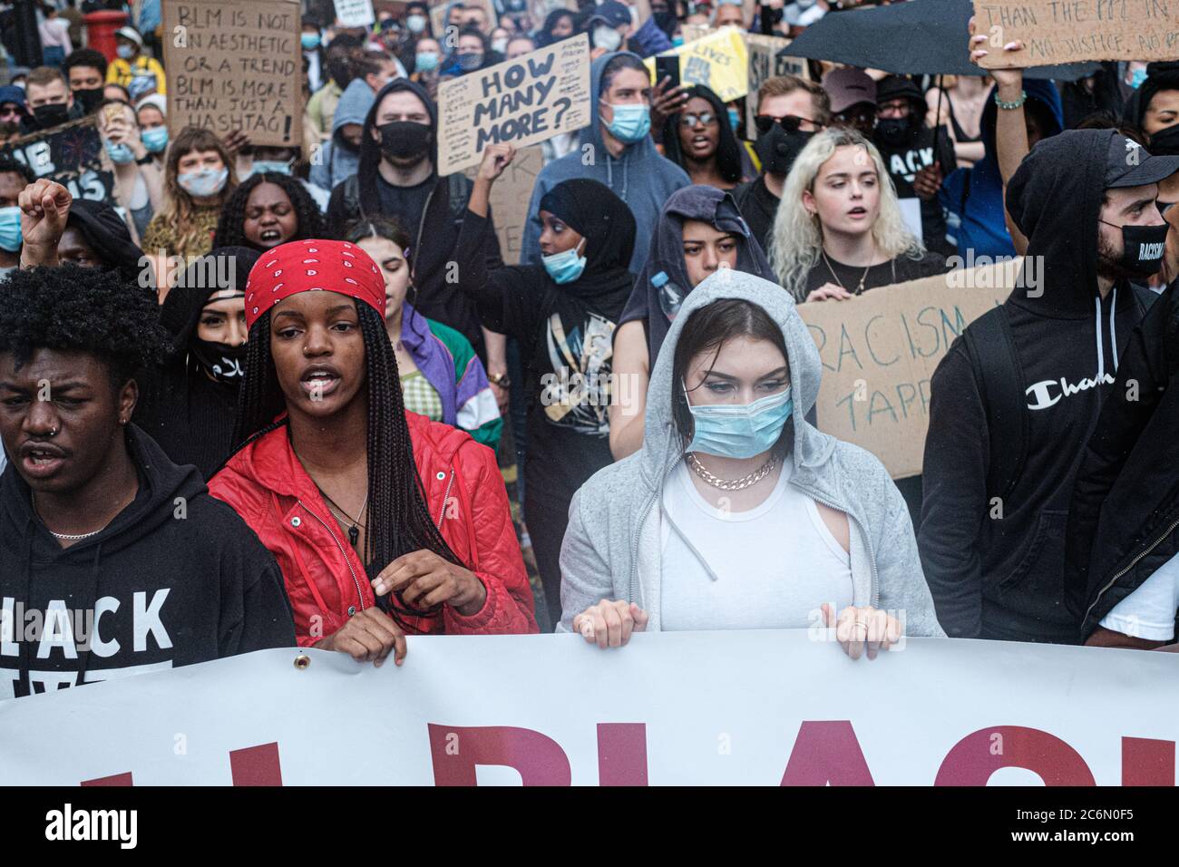 All Black Lives Matter March Through London June 29th Stock Photo - Alamy