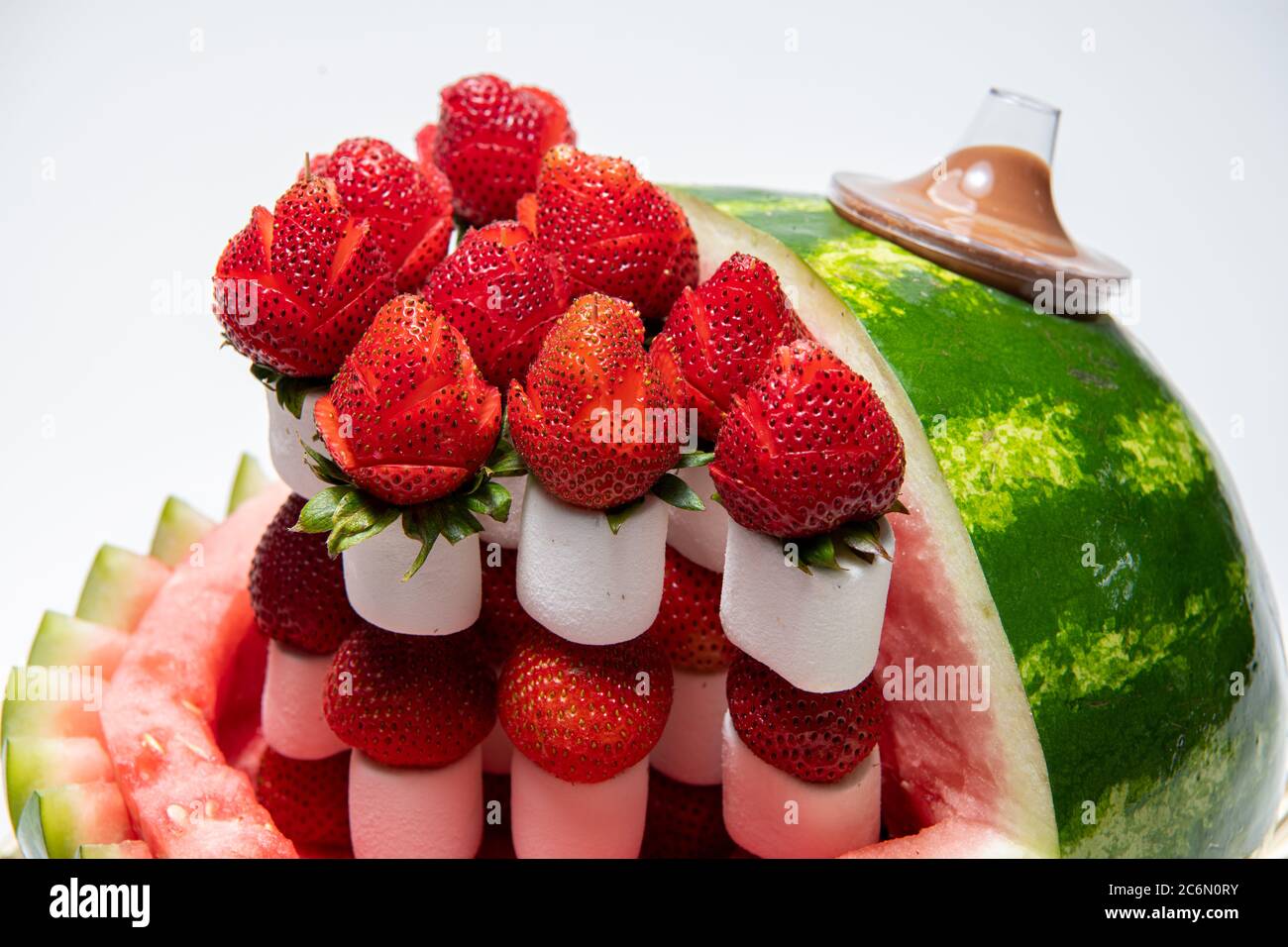 Edible Fruit arrangements Stock Photo Alamy