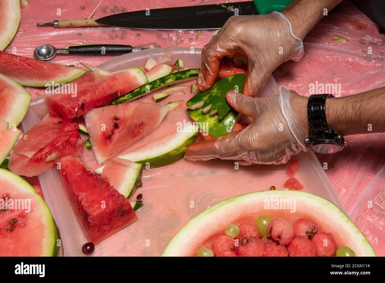 Edible Fruit arrangements Stock Photo Alamy