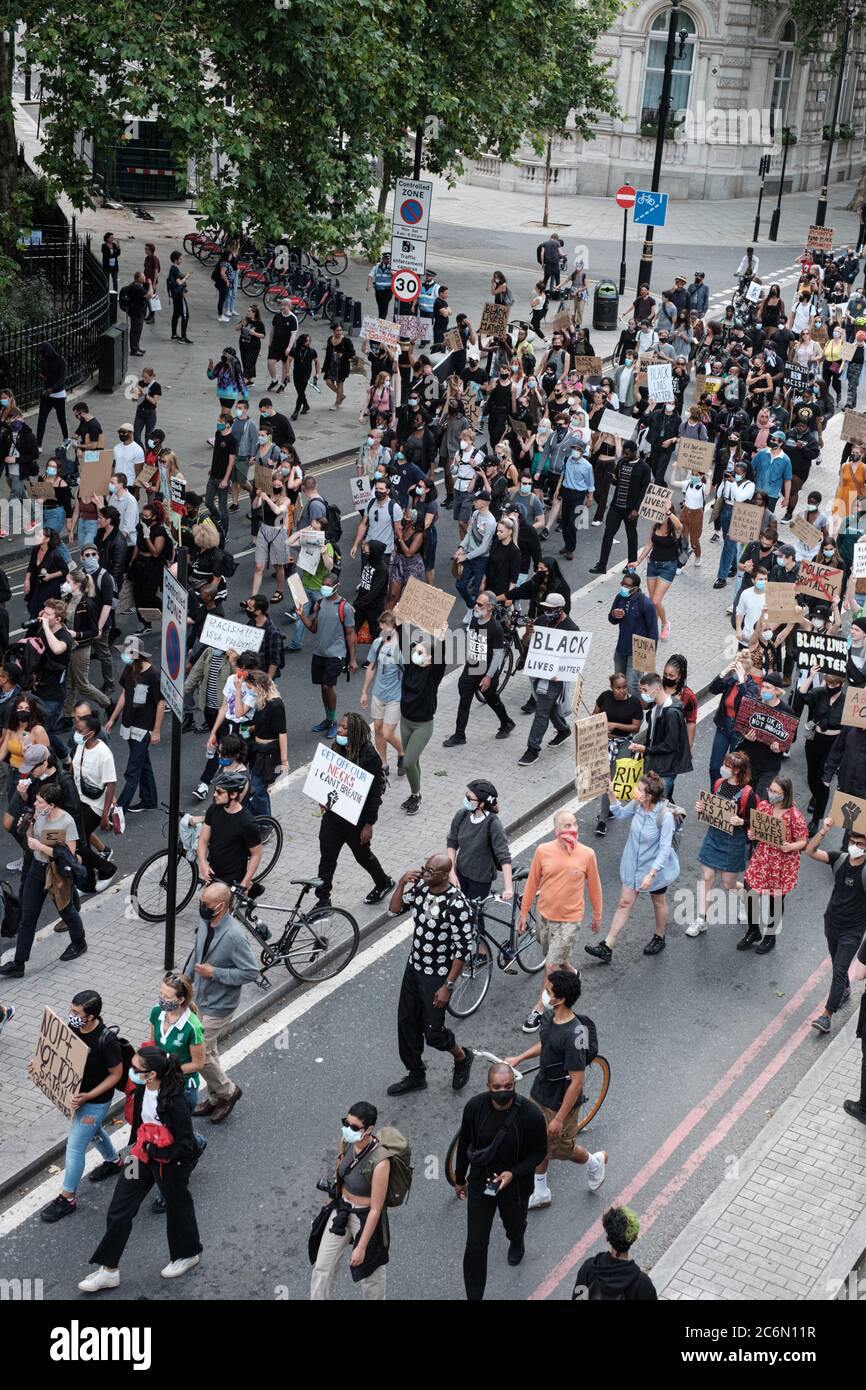 All Black Lives Matter March Through London June 29th Stock Photo - Alamy