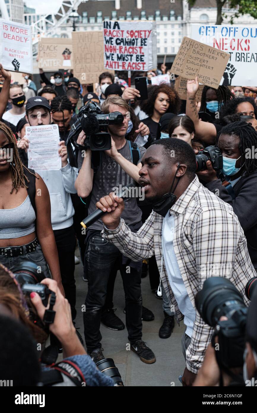 All Black Lives Matter March Through London June 29th Stock Photo - Alamy
