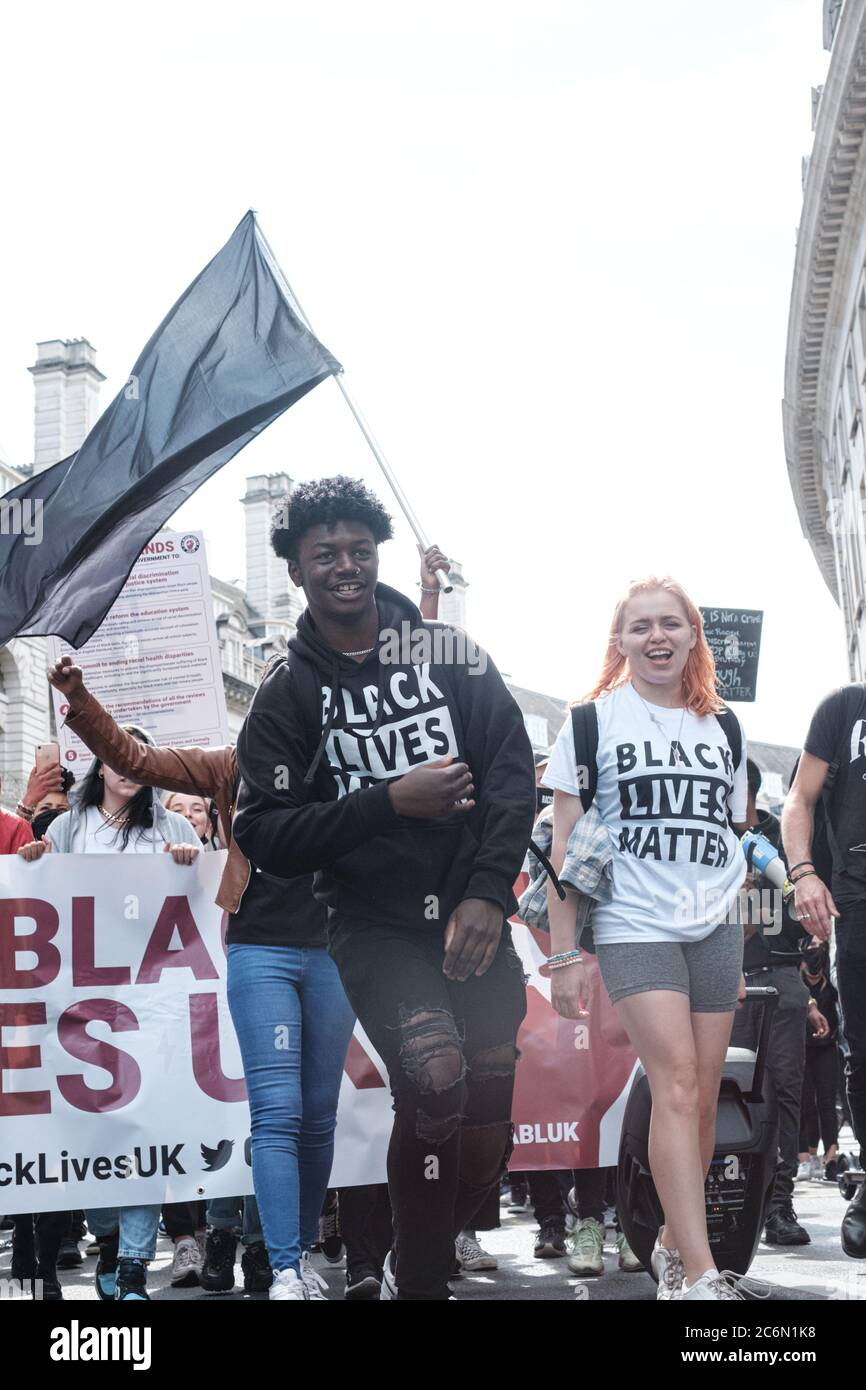 All Black Lives Matter March Through London June 29th Stock Photo - Alamy