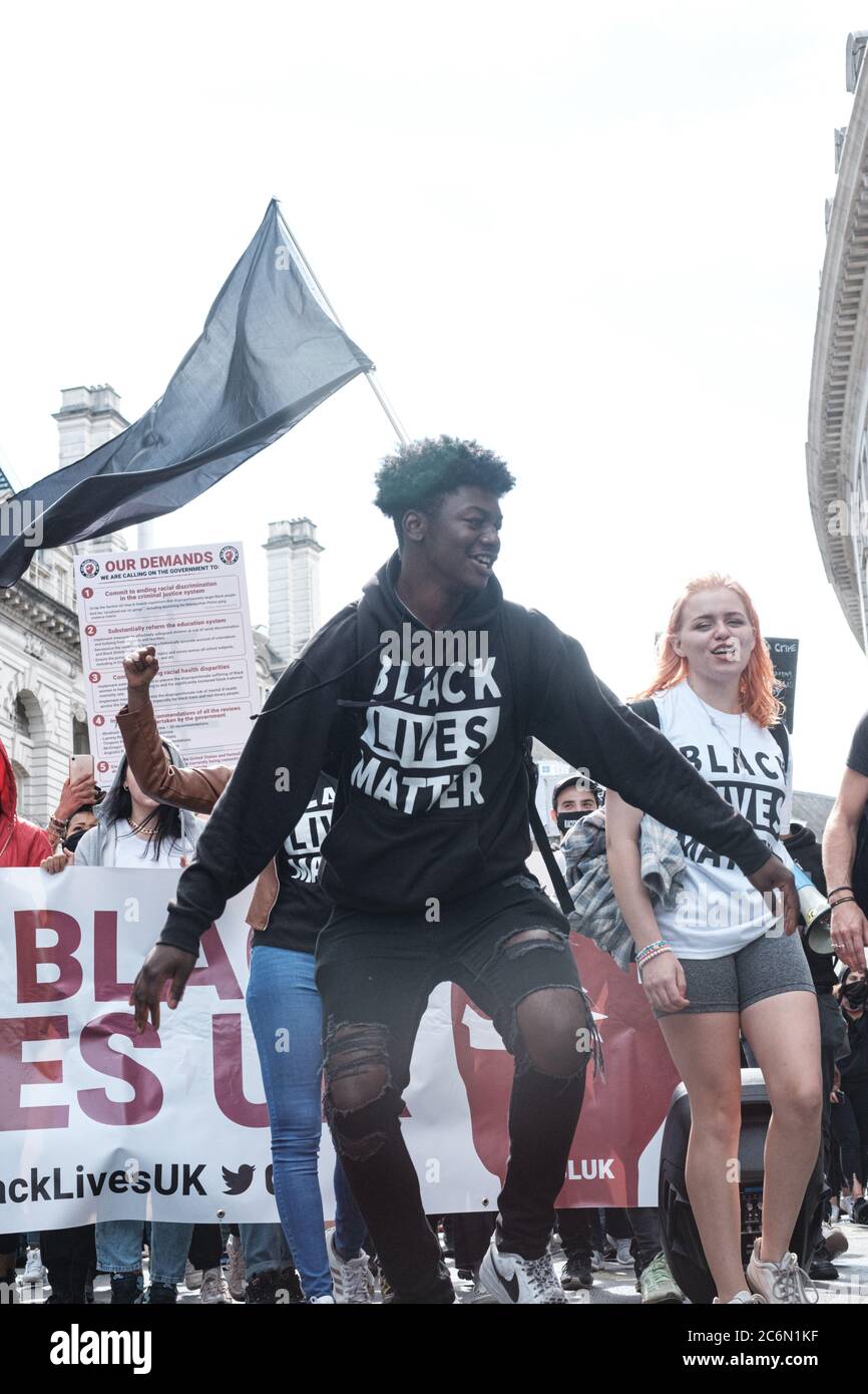 All Black Lives Matter March Through London June 29th Stock Photo - Alamy