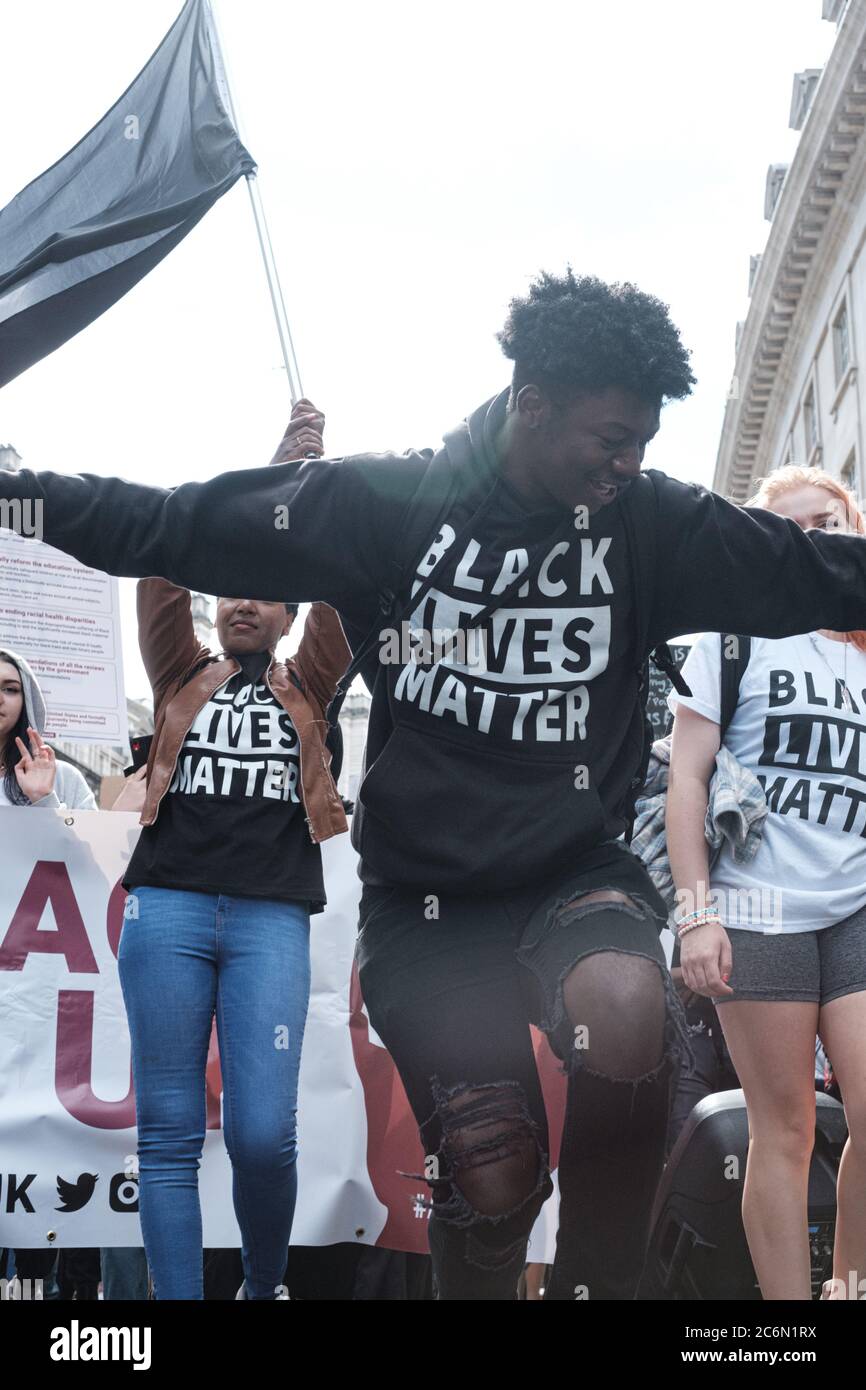 All Black Lives Matter March Through London June 29th Stock Photo - Alamy