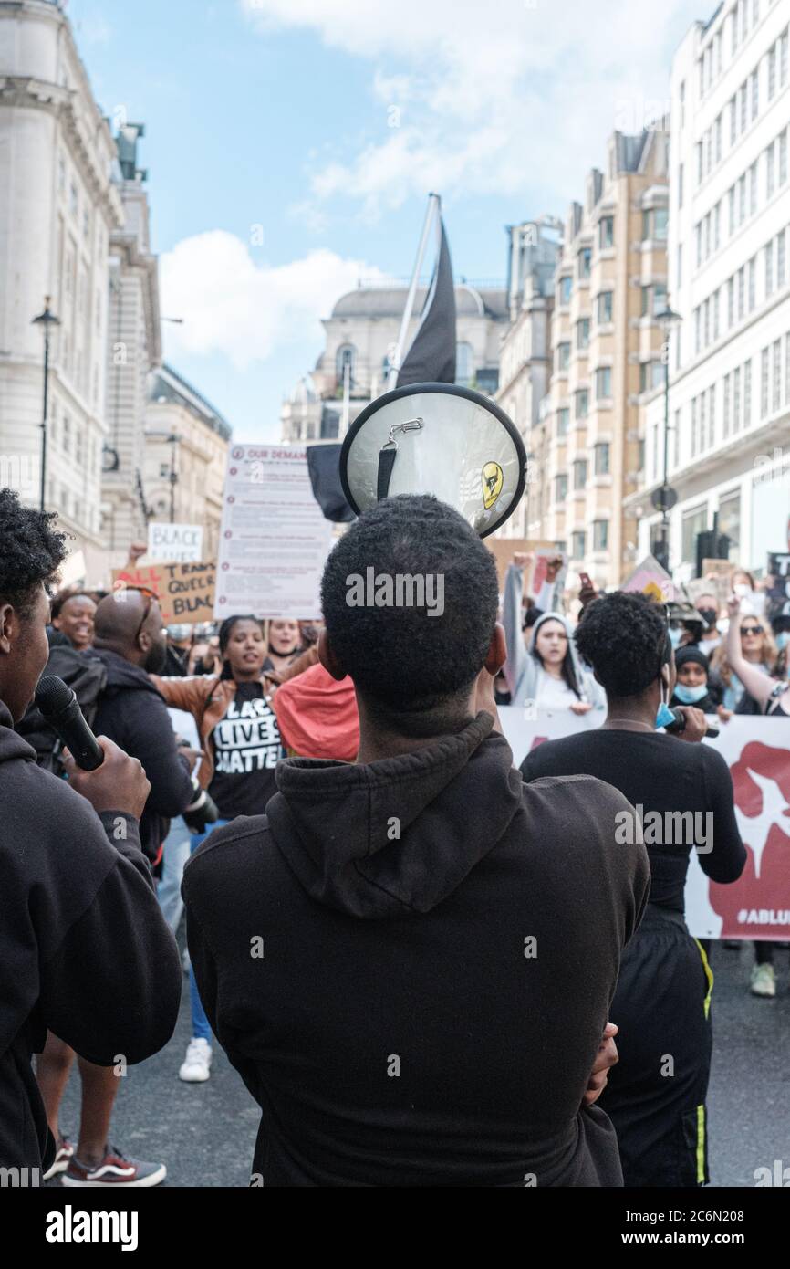 All Black Lives Matter March Through London June 29th Stock Photo - Alamy