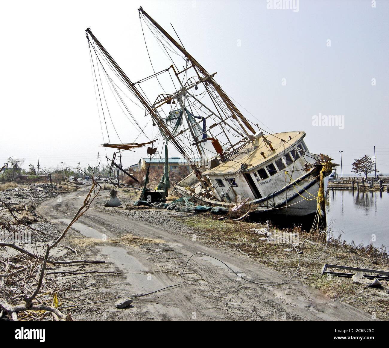 Hurricane Katrina Aftermath Aftermath Displaced Boats Chalmette