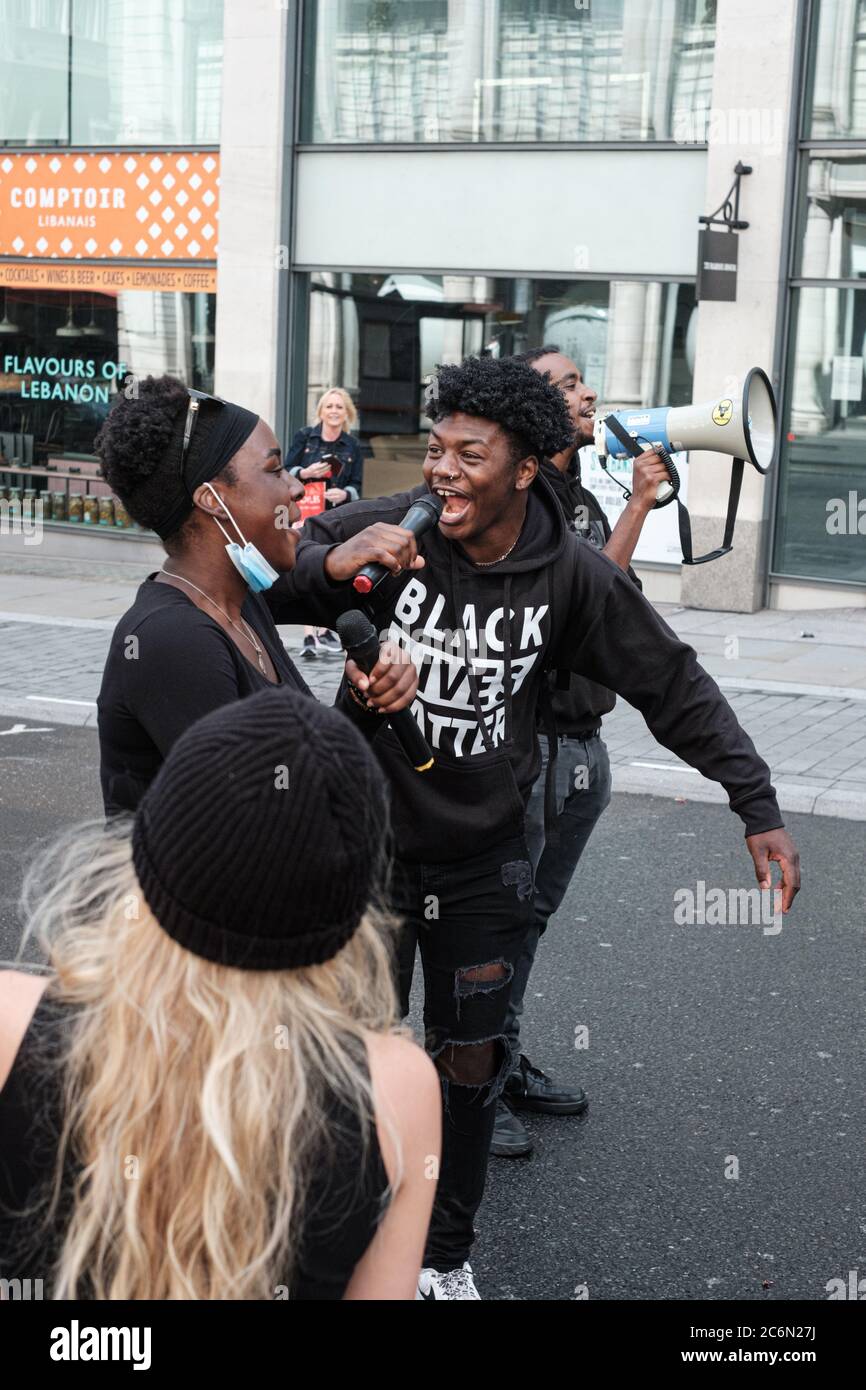 All Black Lives Matter March Through London June 29th Stock Photo - Alamy