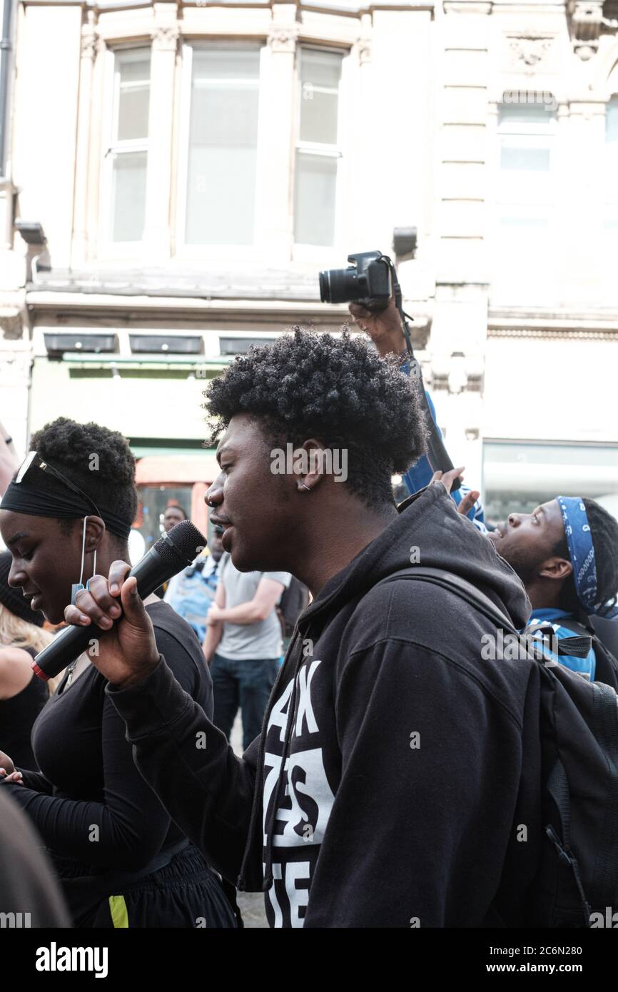 All Black Lives Matter March Through London June 29th Stock Photo - Alamy
