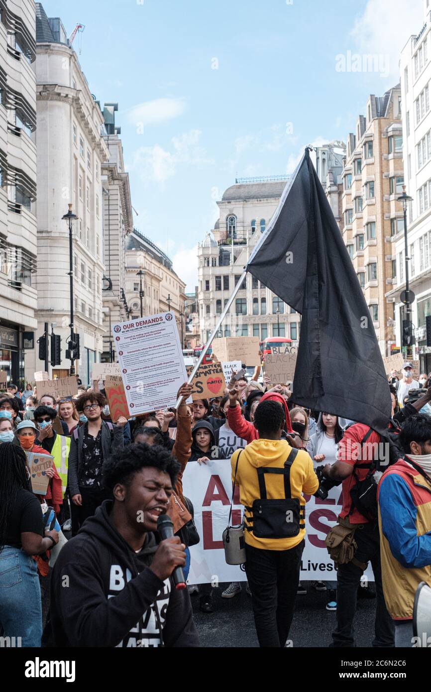 All Black Lives Matter March Through London June 29th Stock Photo - Alamy