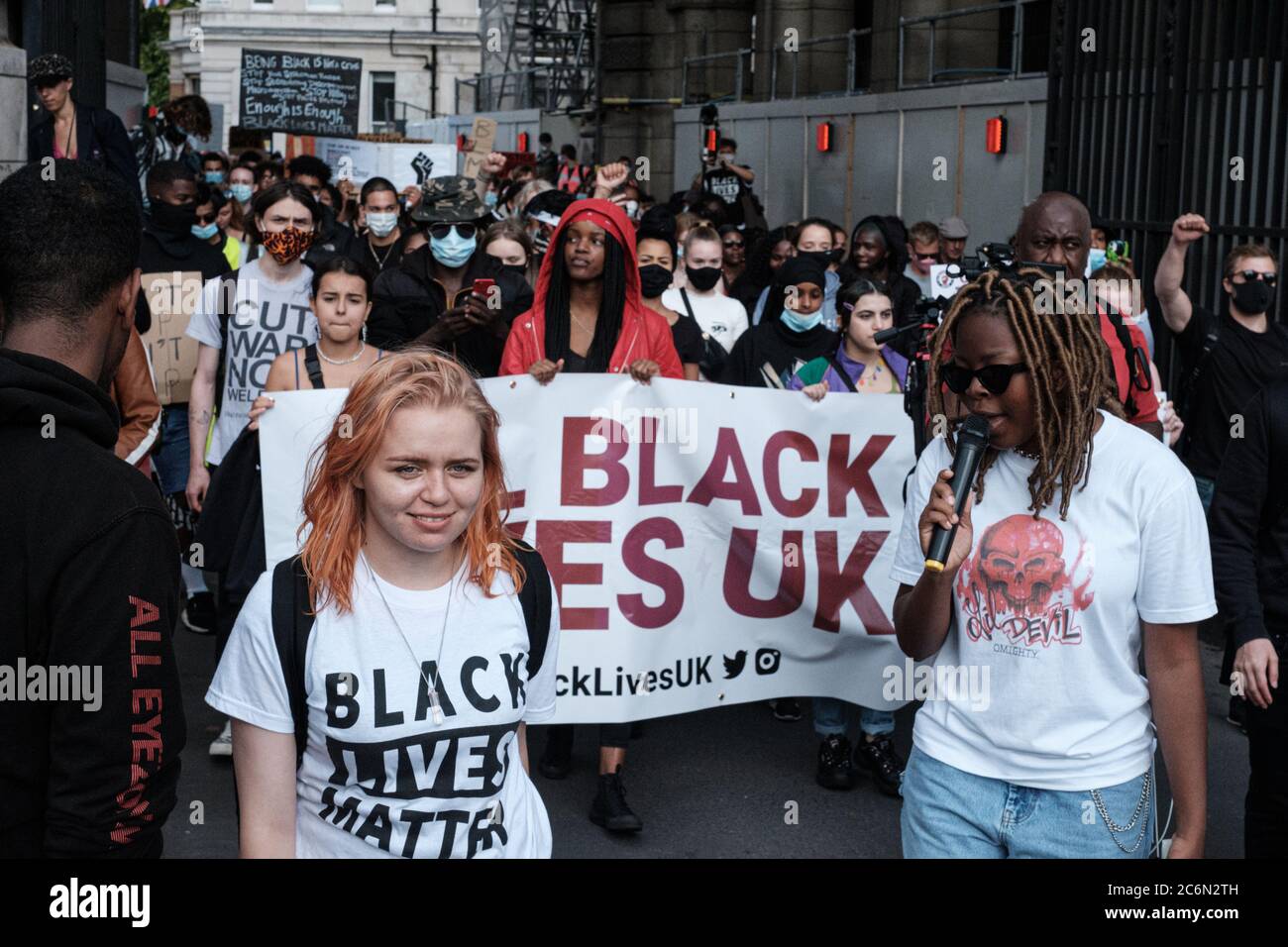 All Black Lives Matter March Through London June 29th Stock Photo - Alamy