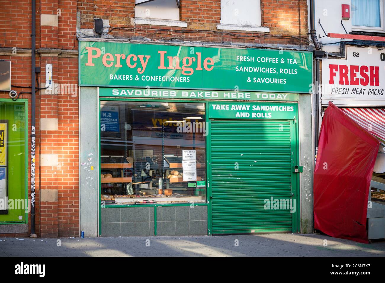 Shops on High Street North, East Ham, London Stock Photo Alamy