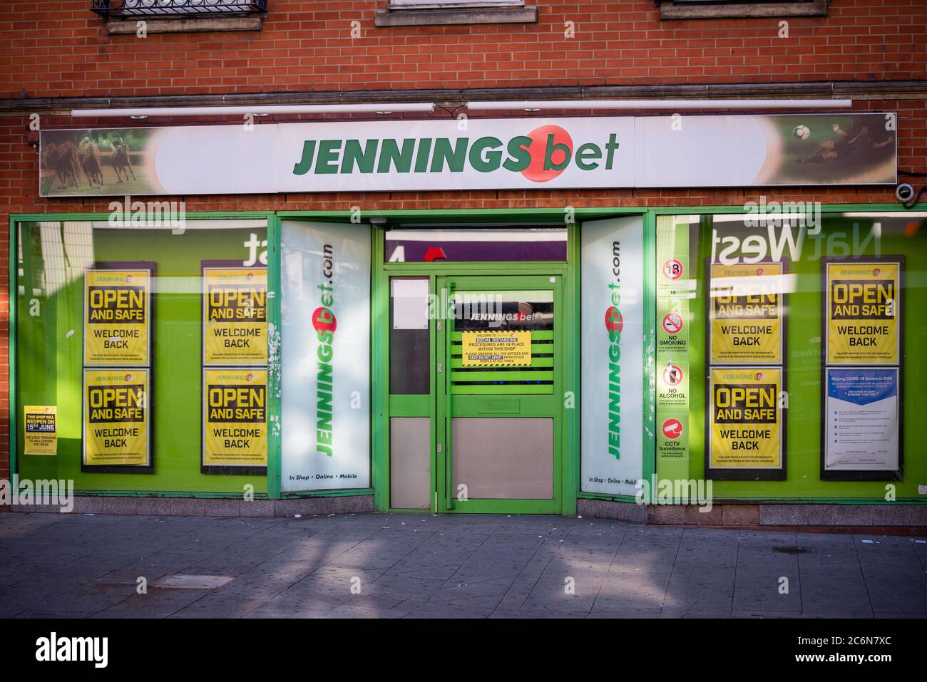 Shops on High Street North, East Ham, London Stock Photo Alamy