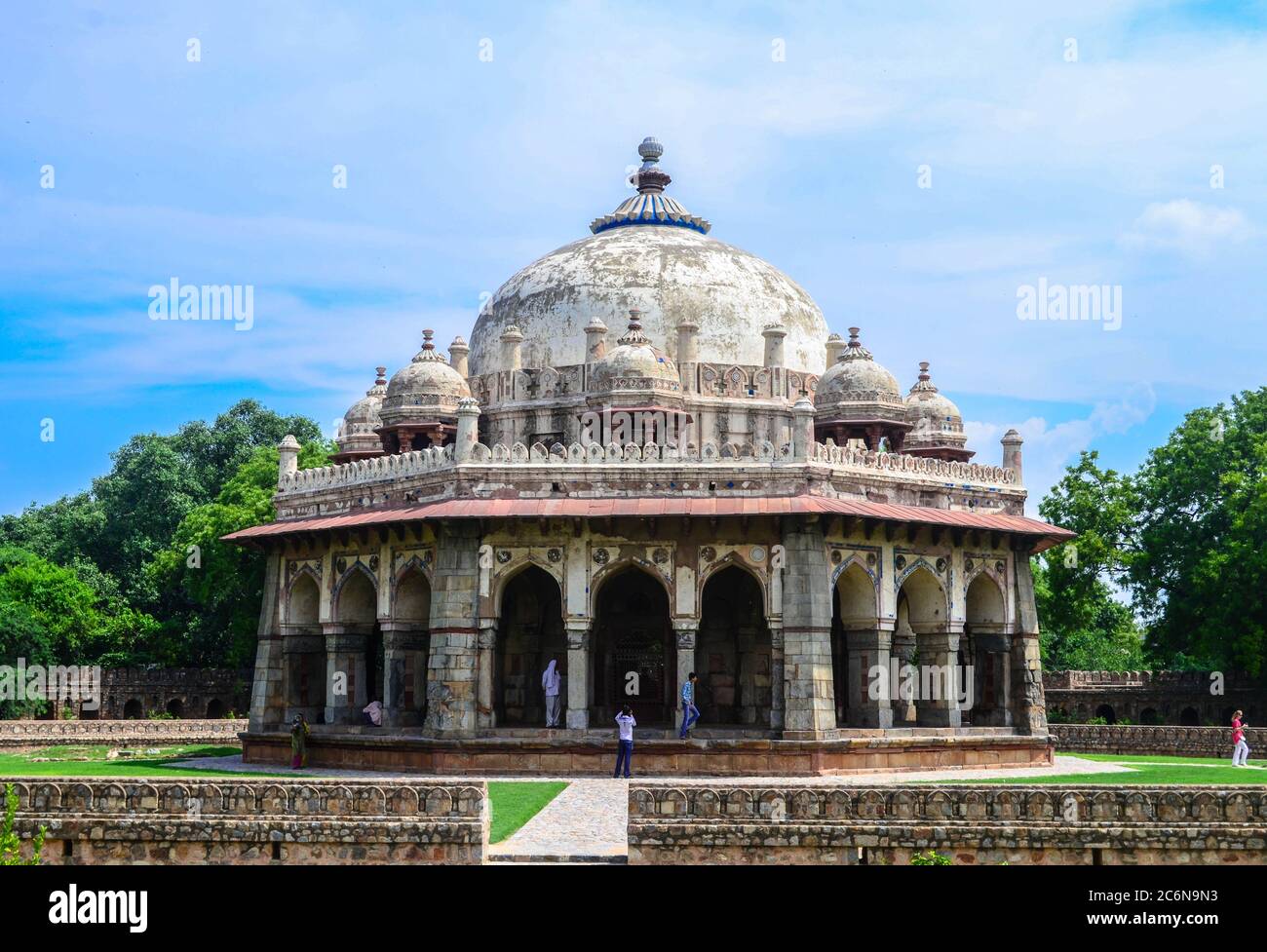 Tomb of Mughal king in India Stock Photo