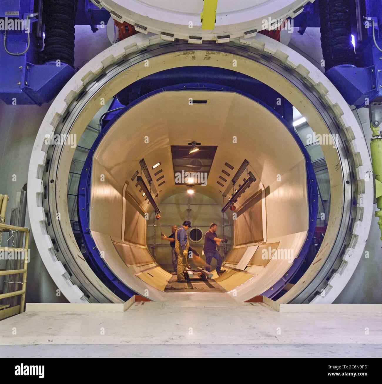 N-206 NASA Ames Research Center 12ft Pressure Wind Tunnel ADTE (Aeronautics Design & Test Environment) - test section ca. 1997 Stock Photo