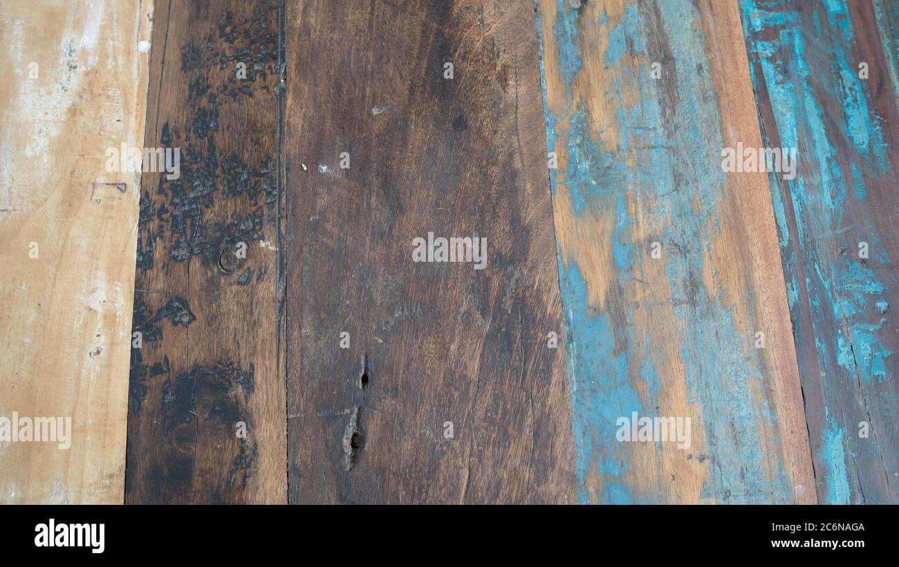 Wood Texture Old Table Isolated On White Background Stock Photo