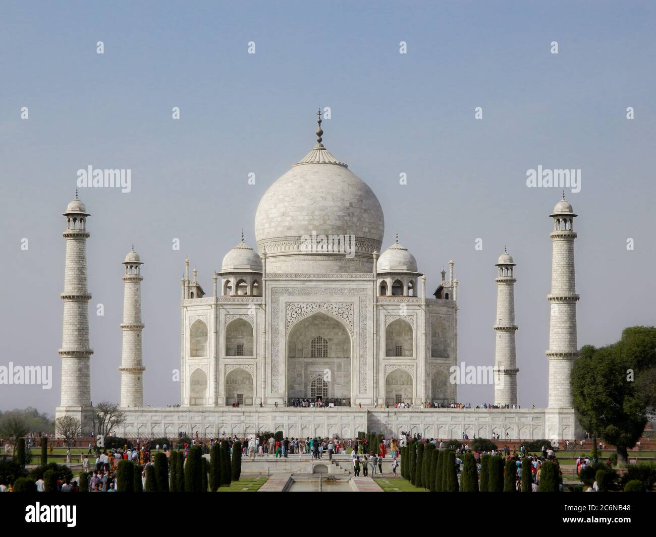 The Taj Mahal of India Stock Photo