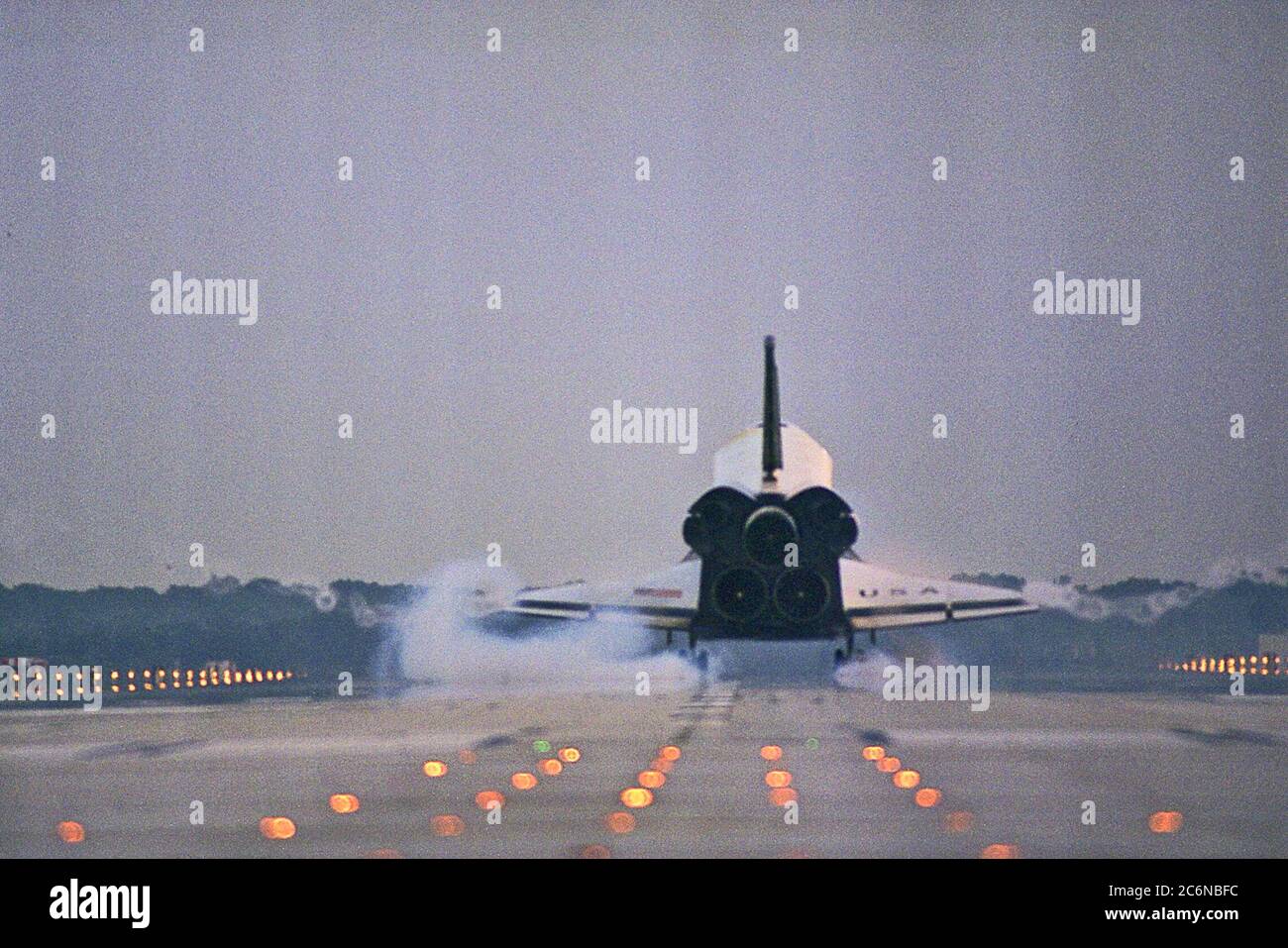 KENNEDY SPACE CENTER, FLA. -- The Space Shuttle orbiter Columbia ...