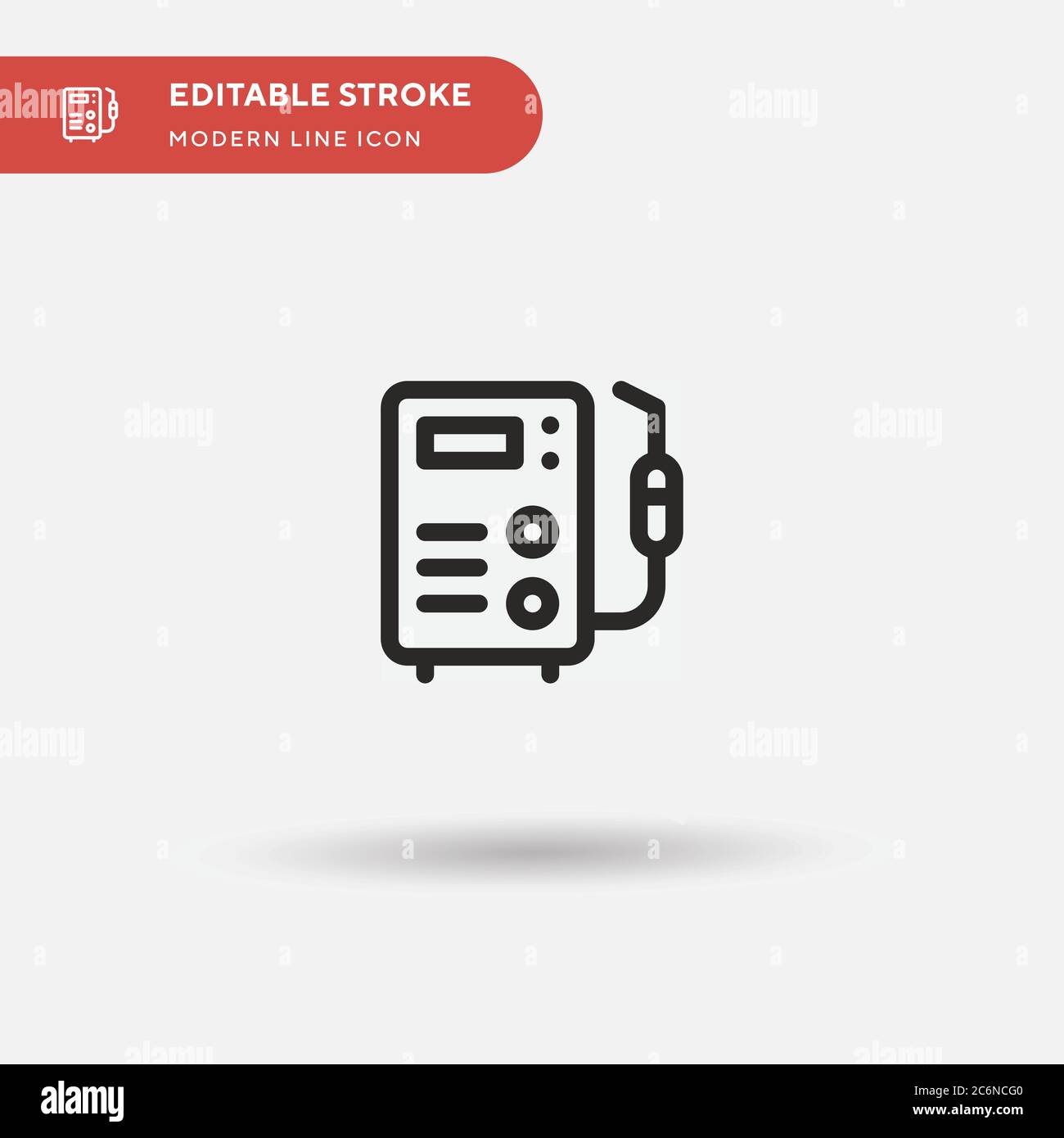 Welding Machine Simple vector icon. Illustration symbol design template ...