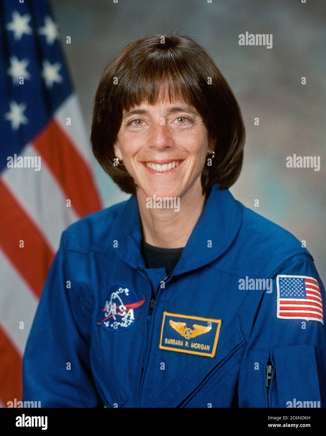 29 Oct 1998) --- Astronaut Barbara Morgan, mission specialist Stock Photo -  Alamy