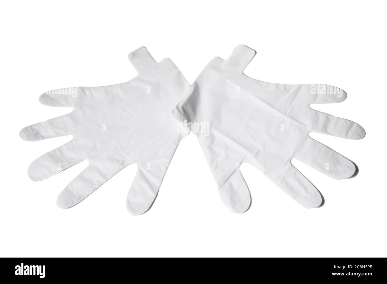 disposable sanitary gloves of vinyl materials Stock Photo Alamy
