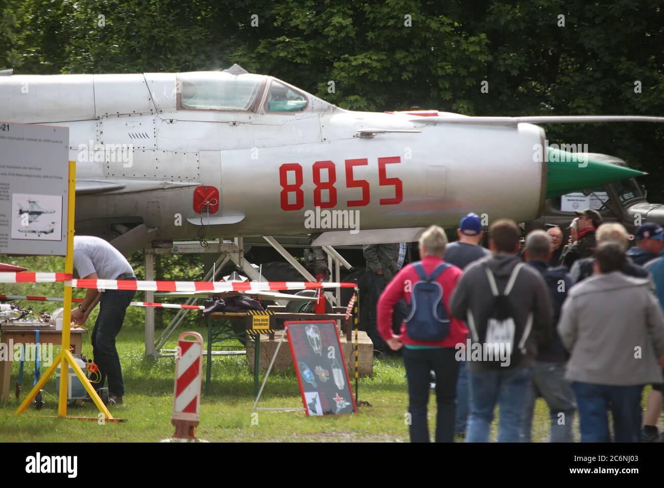 Benneckenstein, Germany. 11Th July, 2020. A Mig 21 Stands On The Grounds Of  The East German Vehicle And Technology Museum In Benneckenstein. The Museum  Organizes The Days Of Technology This Weekend. Museum